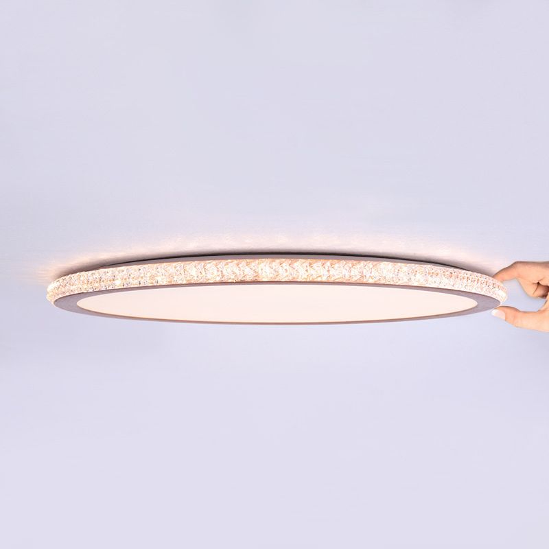 Eenvoudige Disk Shaped Flushmount Verlichting Acryl Slaapkamer Oppervlak Gemonteerd LED Plafond Licht