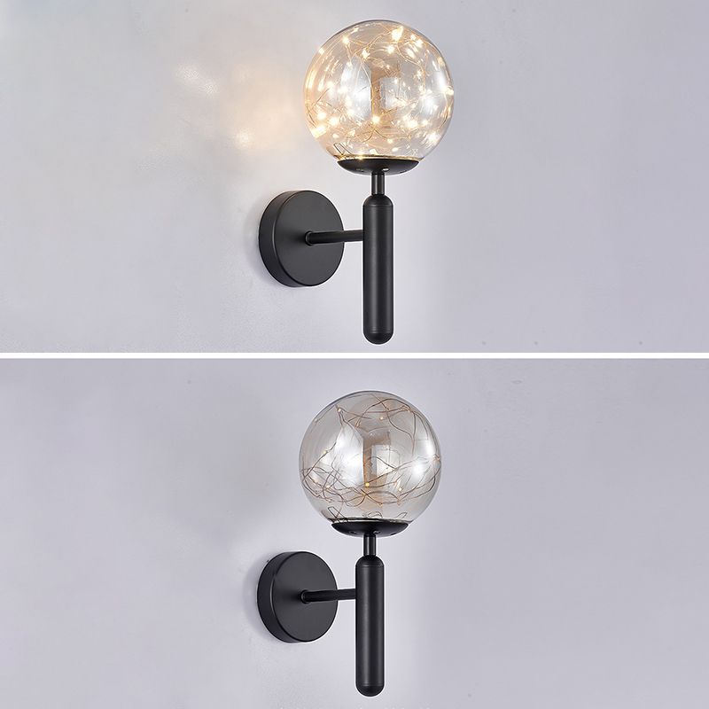 Modern Creative Decorative Wall Lamp with Single LED Light Wall Light for Living Room