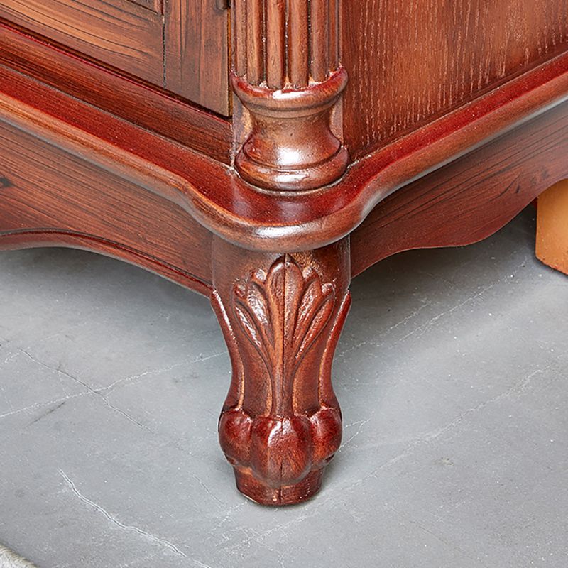 43.7" Tall Rectangular Accent Cabinet 2/3 - Drawer Accent Cabinet - Wood