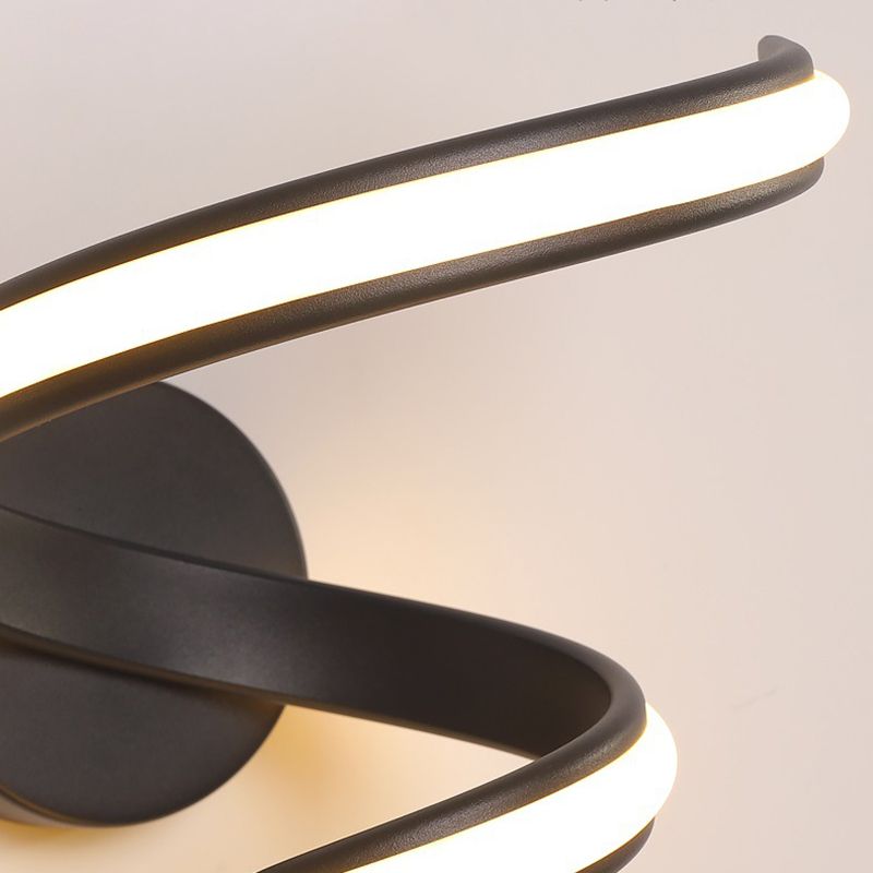 Strip Shape Wall Lamp Modern Wall Mount Lamp with Silica Gel Shade for Bedroom