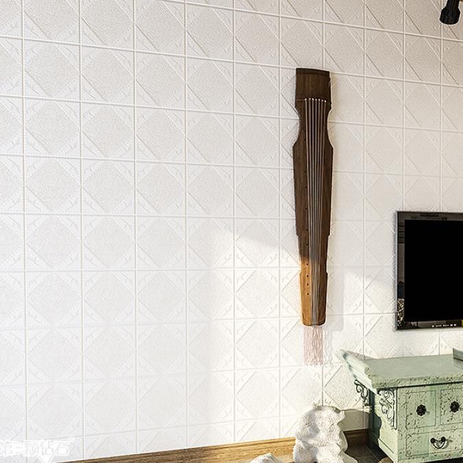 Modern Wall Paneling Peel and Stick Waterproof 3D Print Wall Panel