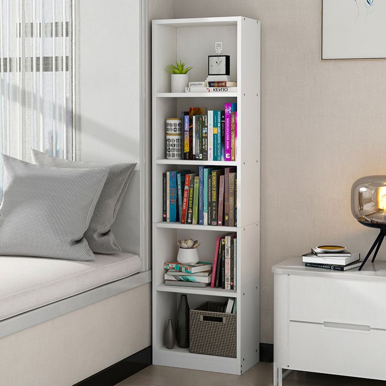 Artificial Wood Bookcase Contemporary Style Bookshelf for Home Office Study Room