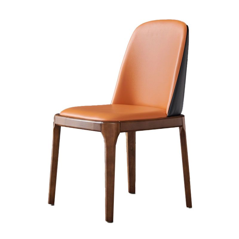Cocina de comedor de madera del estilo moderno de las sillas que cena la silla lateral sin brazos
