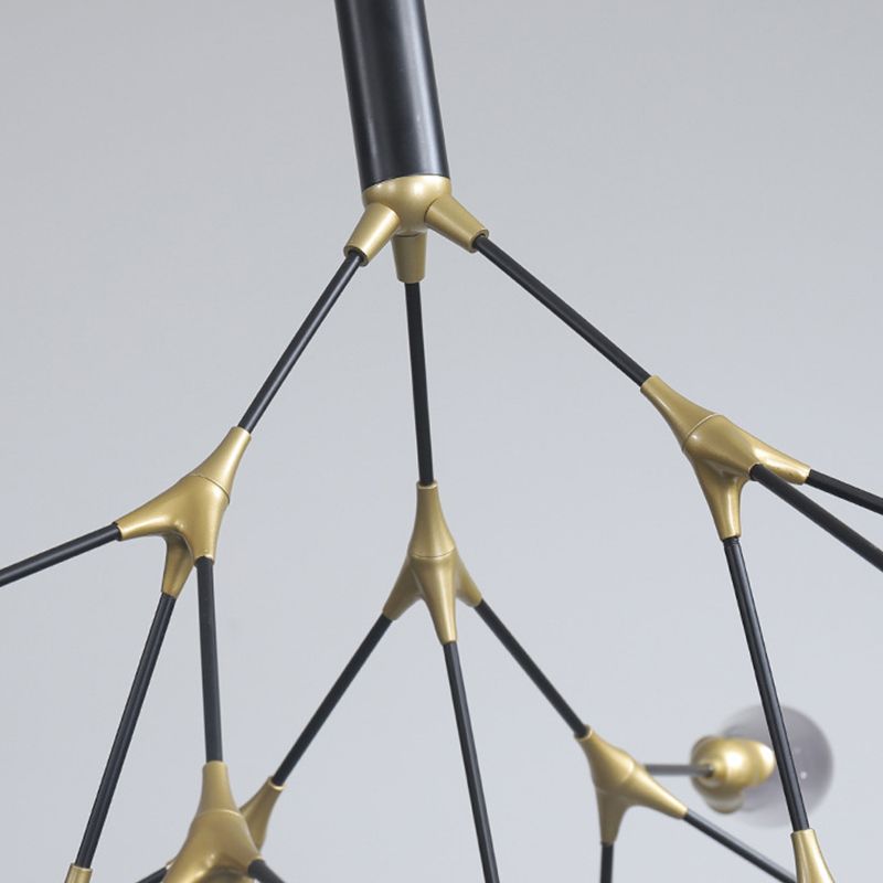 Wit glazen kroonluchter verlichtingsarmatuur moderne kroonluchter hanglamp voor woonkamer