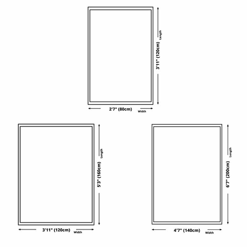 Artistic Area Carpet Modern Stripe Print Carpet Washable Polyster Rug with Non-Slip Backing