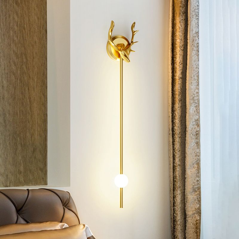 Modern Style Metal Wall Light Linear LED Wall Light Sconce for Bedroom