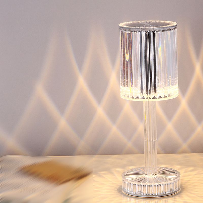 Éclairage de bureau de style moderne Lampe de bureau LED acrylique pour chambre à coucher