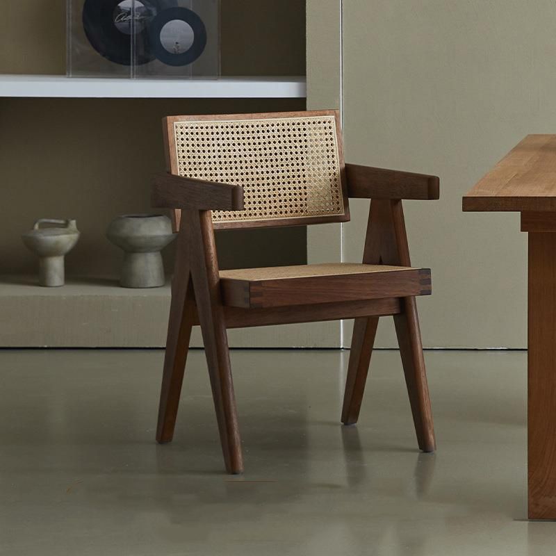 1/3/4/5 Pieces Rectangle Dining Set Solid Wood Dining Table with Wooden Chairs