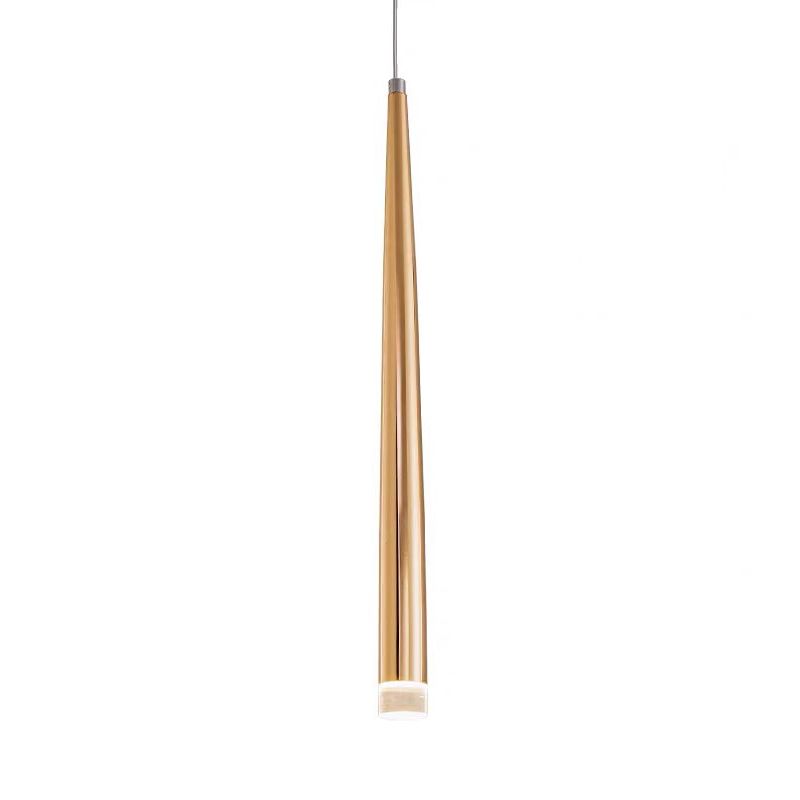 Gold Conical Hanging Light Compartuele eenvoudige 1-licht metalen hanglampverlichting voor bar