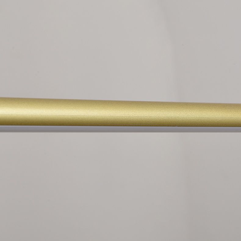 1 Light Linear Island Light Fixture Contemporary Metal Island Chandelier