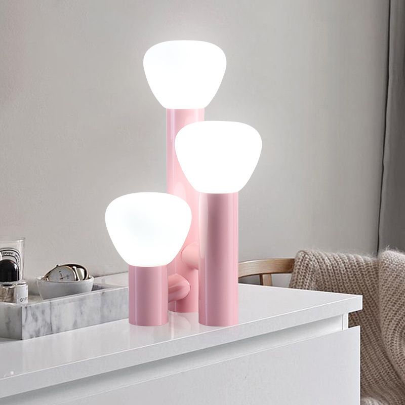 Lámparas de mesa de geometría luces de mesa de 3 luces de 3 luces de estilo moderno