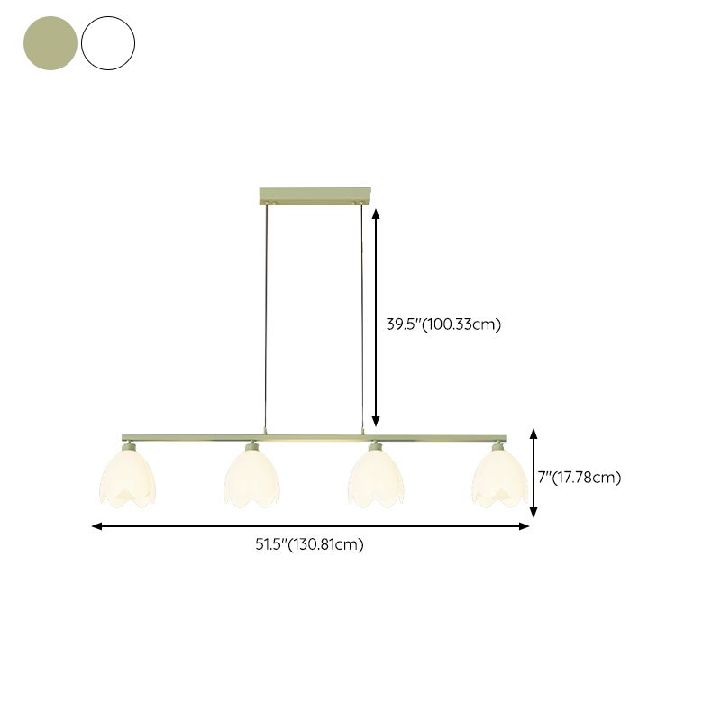 Modern Pendant Lighting Fixtures Glass Island Light Fixture for Dining Room