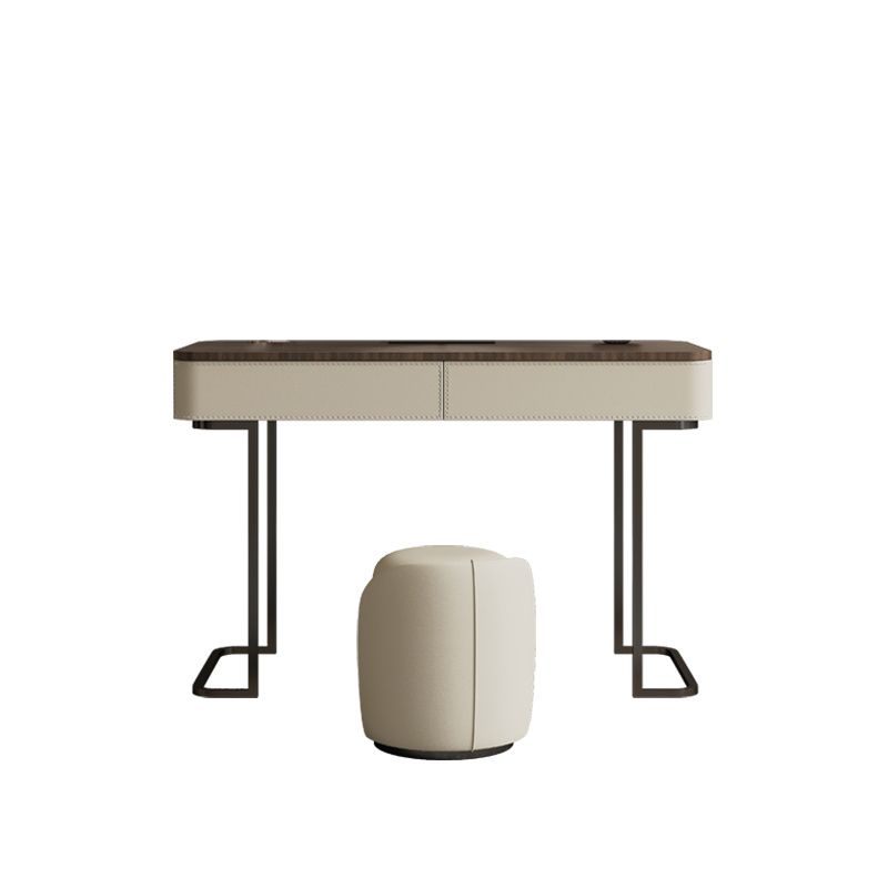 Wooden Make-up Vanity White Makeup Vanity Desk Table with Drawers