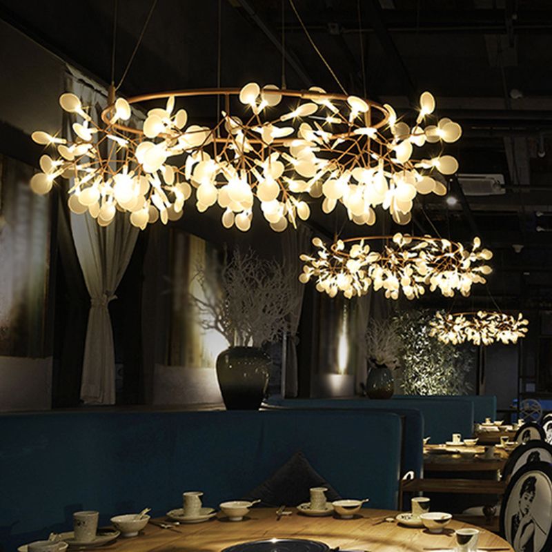Firefly Island Ceiling Light Ultra-modern Metal Suspension Lighting for Restaurant