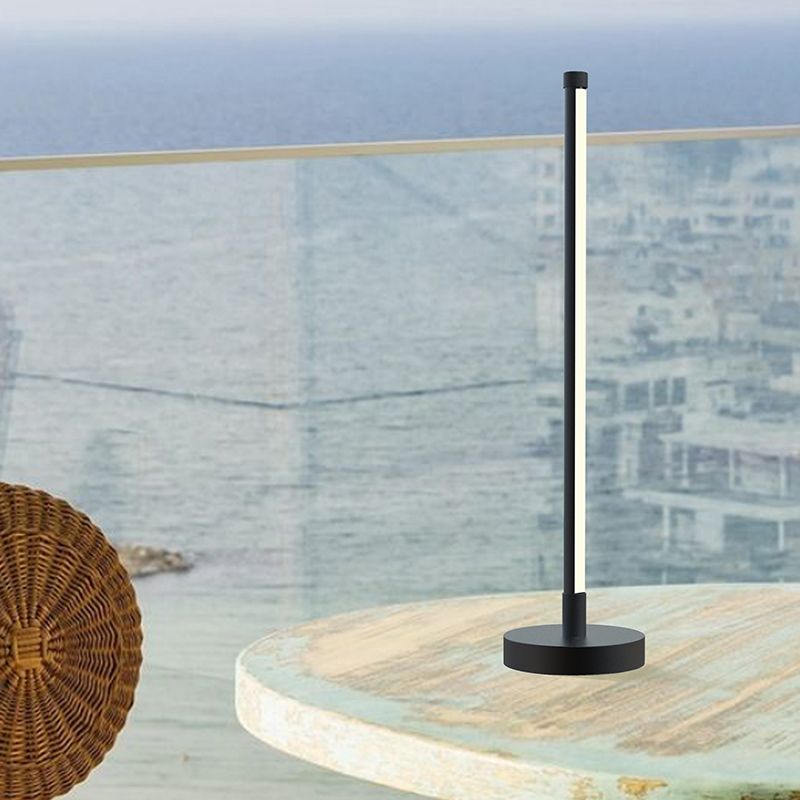 Modern Table Light Metallic Linear Table Lamp for Study Bedroom Sitting Room