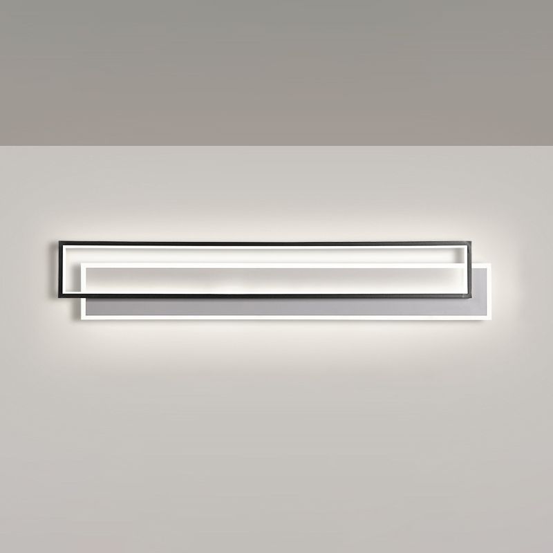 Stratizzazione dell'illuminazione di applique in metallo minimalista soggiorno a led lampada