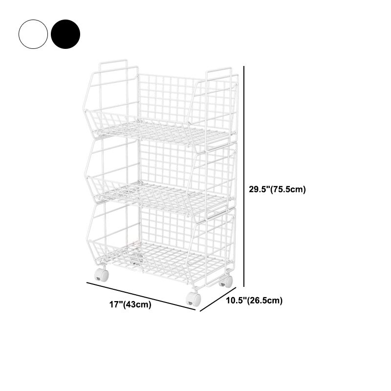 Modern Metal Bookcase, Geometric Bookshelf for Living Room, 17" L X 10.5" W