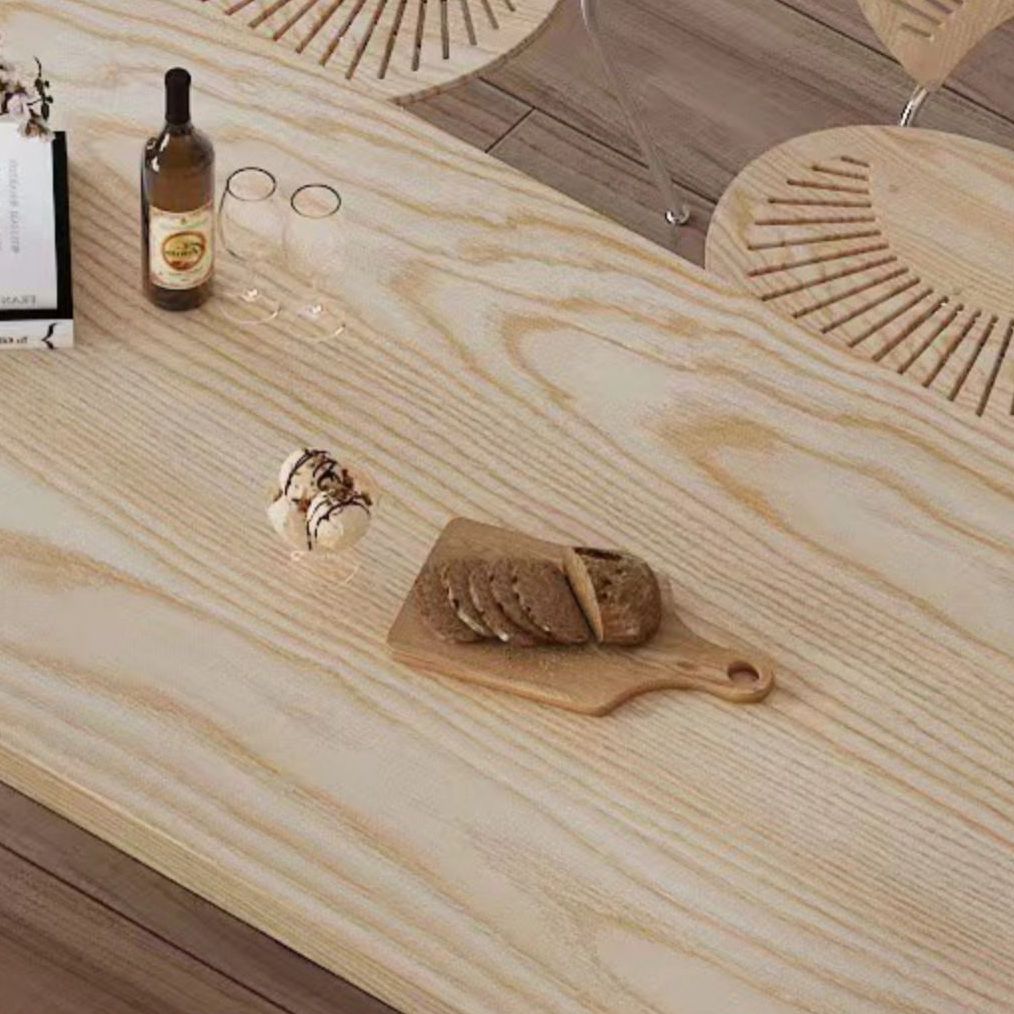 Modern Dining Set 1/2/5 Pieces Rectangle Pine Wood Dining Table for Dining Room Kitchen