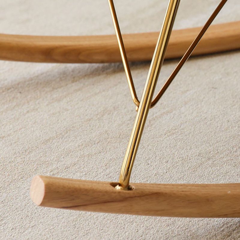 Contemporary Single Sofa Rocking Chair Indoor Rocking Chair with Cushion