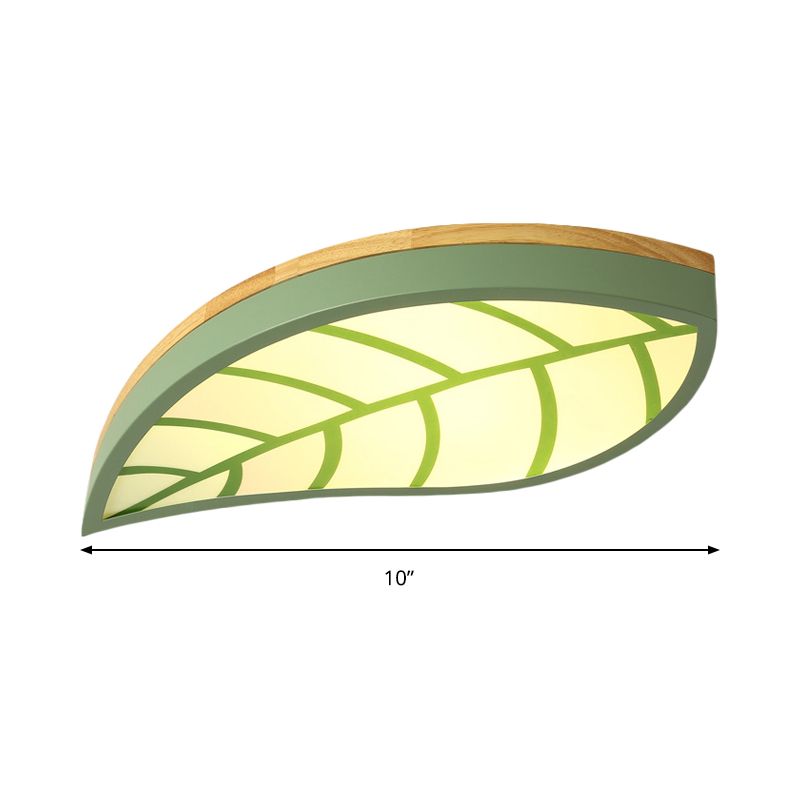 Métal acrylique lame LED encastré plafonnier pour enfants chambre Cartoon macaron plafonnier