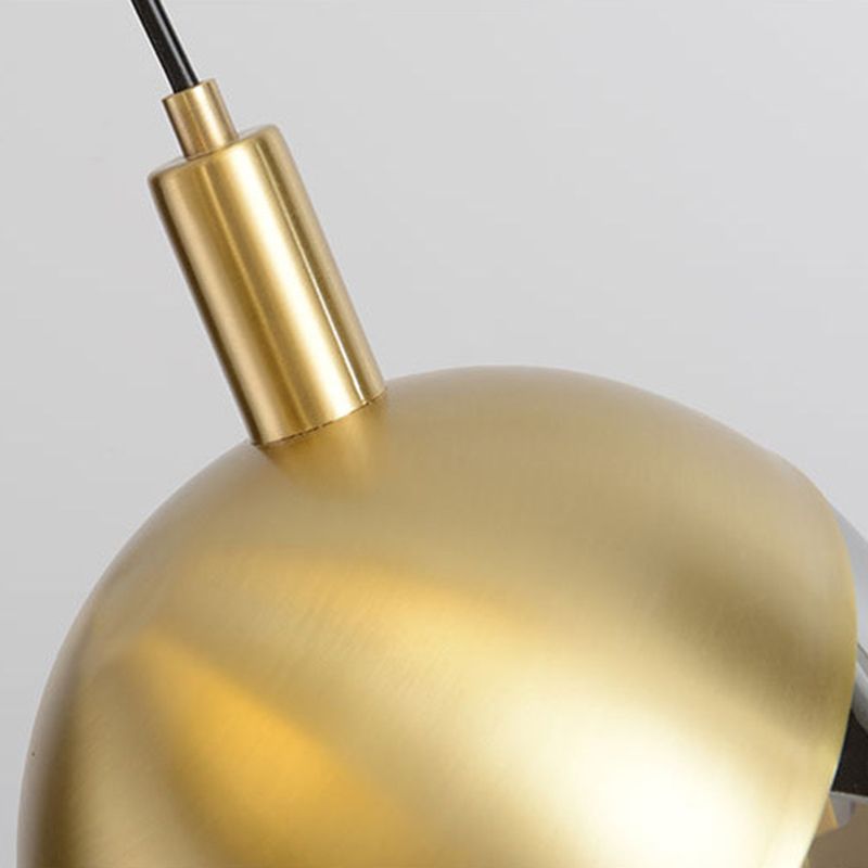 7,8 "breites Metall + Glas Mini hängen hängendes Licht zeitgenössischer Flur -Eingangsbeleuchtung Anhänger in Gold