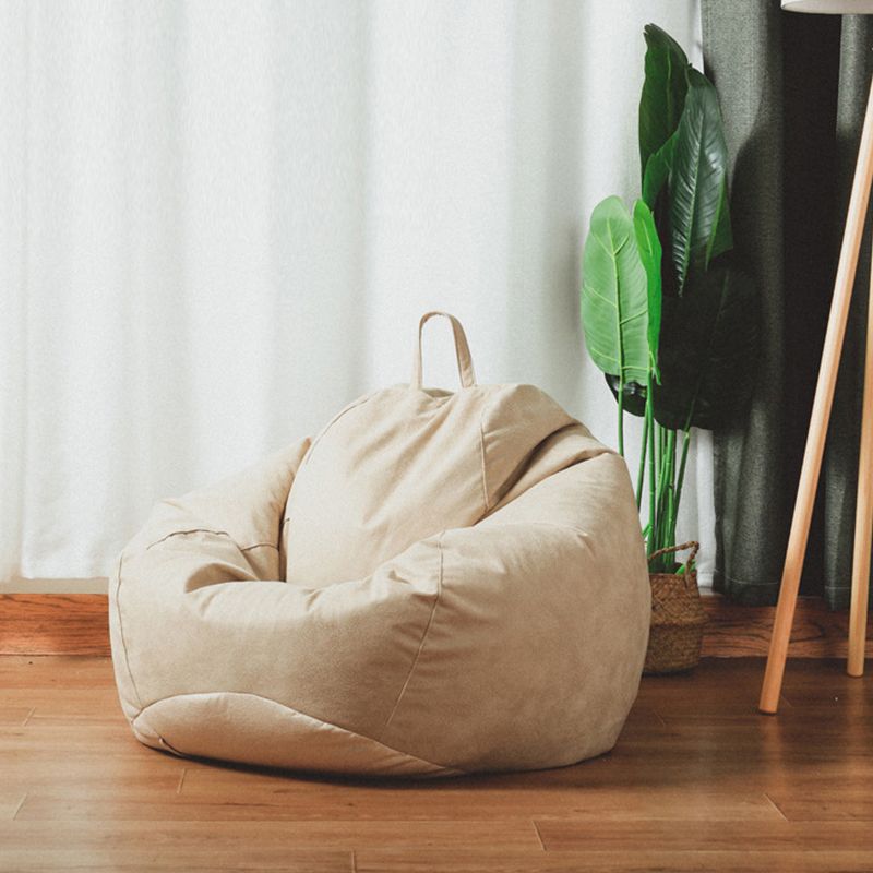 Casual Accent Chair Faux Leather Waterproof Lounge Sofa Chair in Beige/ Brwon/ Gray/ Red