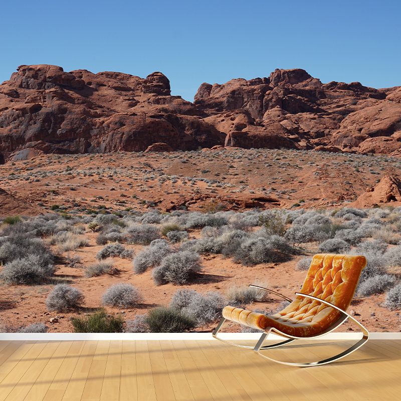 Horizontal Photography Desert Mural Wallpaper Style for Living Room Decor