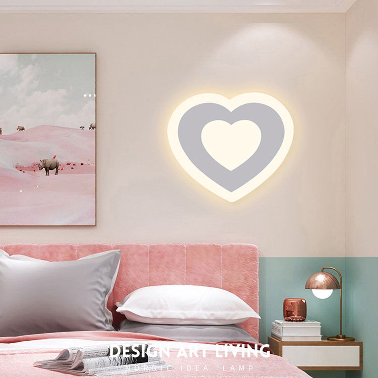 Luce a parete ombreggiata bianca Light Minimalist Minimalist LED METAL MOUNTED LIMINA