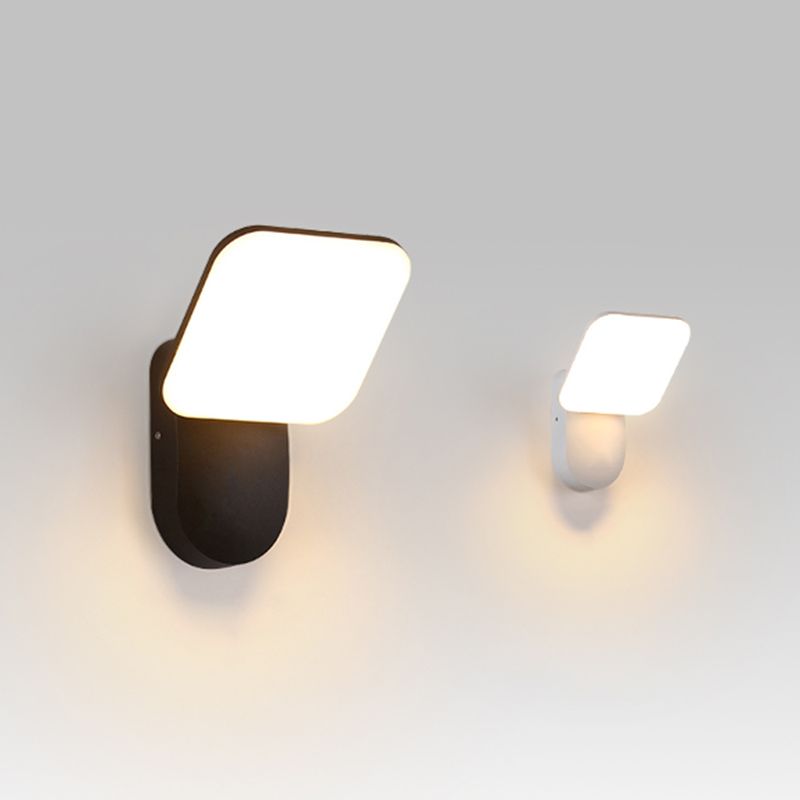 Simple Wall Sconce Waterproof Outdoor Sconce Light Fixture with Metal