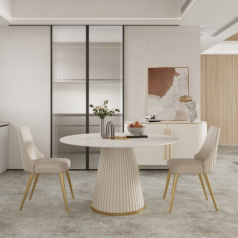 Minimalist 1/3/4/57 Pieces Dinette Set Round Dining Room Table Set
