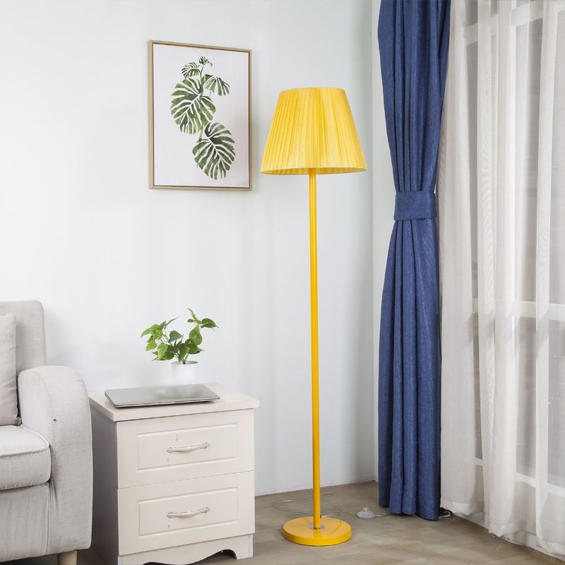 Geometric Shape Metal Floor Light Modern Style Single Light Floor Light Fixtures