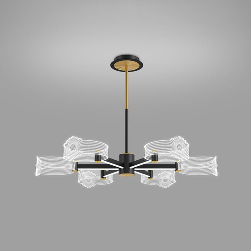 Multi -Leuchtring -Zweighängung mit modernem Metallhängellicht für Esszimmer hängende Leuchten