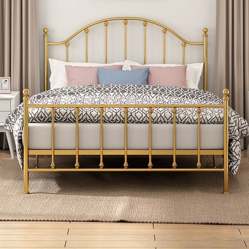 47.24" Modern Style Metal Bed Frame with Headboard and Footboard