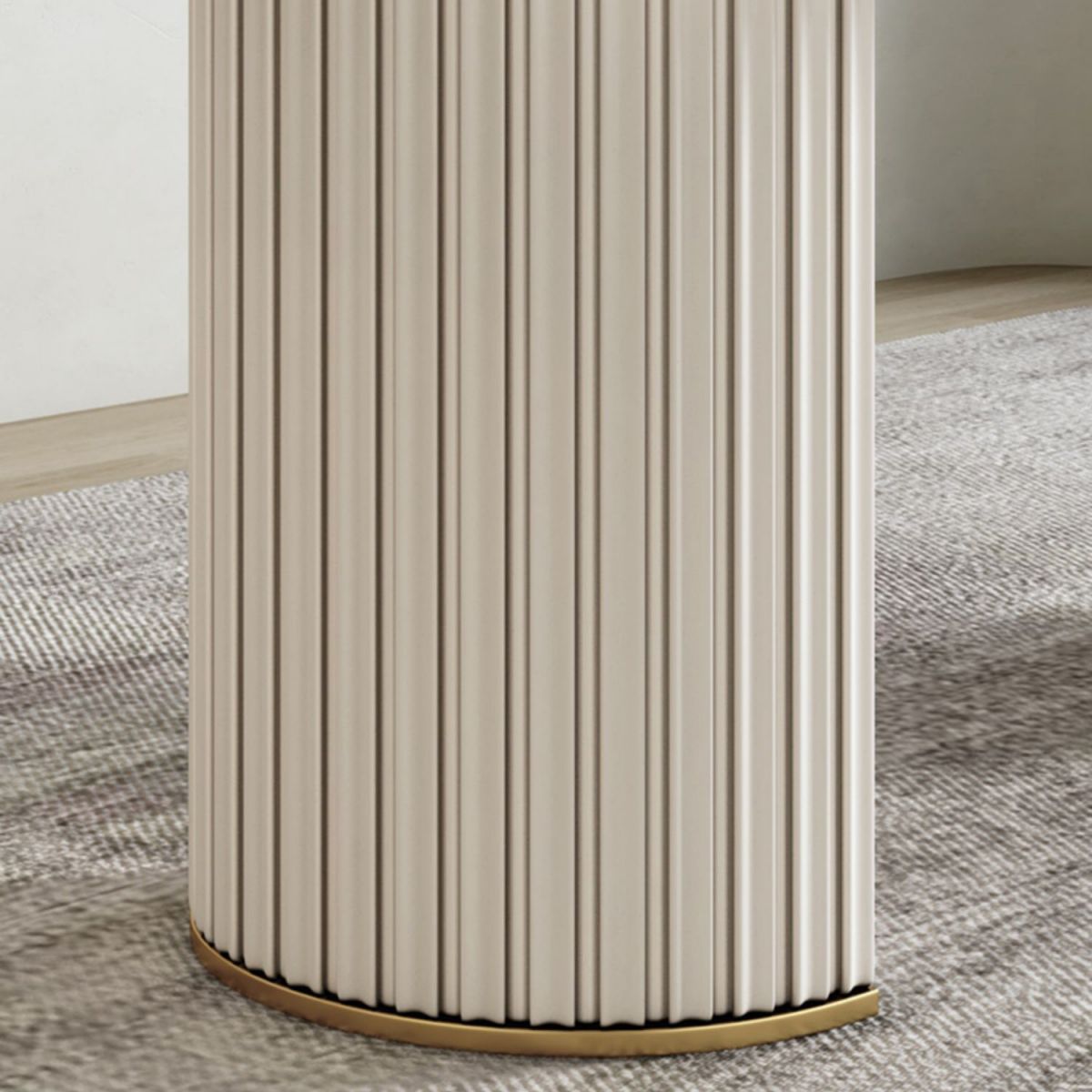 Glam 1/2/5/6/7 Pieces Dining Set Oval Sintered Stone Dining Table Set