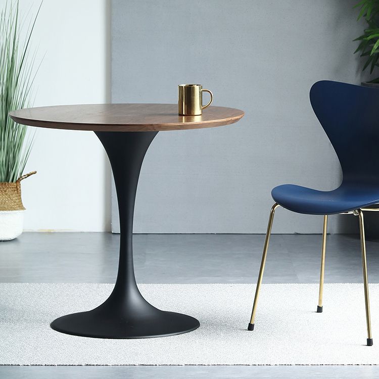 Mesa de comedor de madera sólida redonda Simplicidad de tulipán de tulipán para comedor para comedor