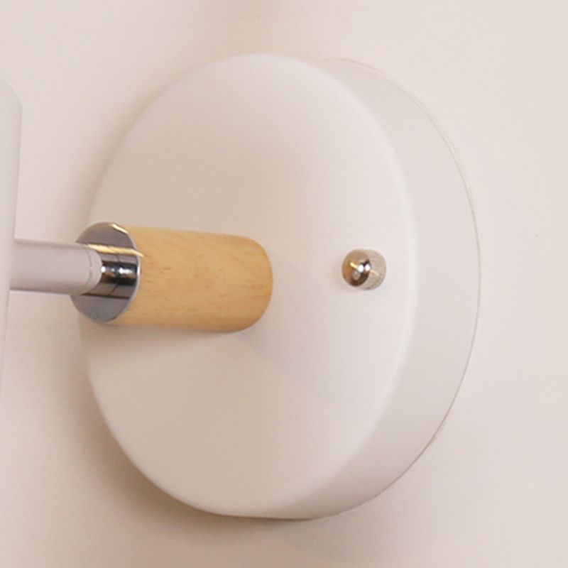 Modern Style Cylinder Sconce Light Fixtures Metal 1 Light Wall Mounted Lamps