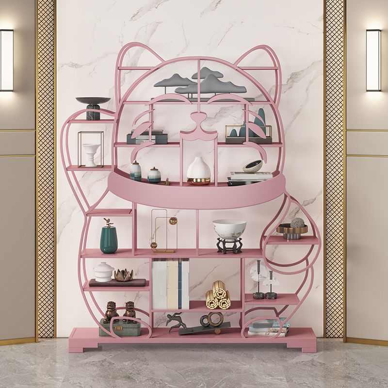 Glam Shelves Included Bookcase Standard Open Back Metal Bookshelf