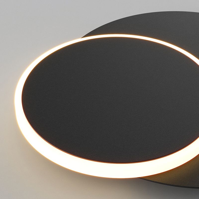 Single White Modernism Wall Mounted Sconce Statement Wall Light for Bedroom