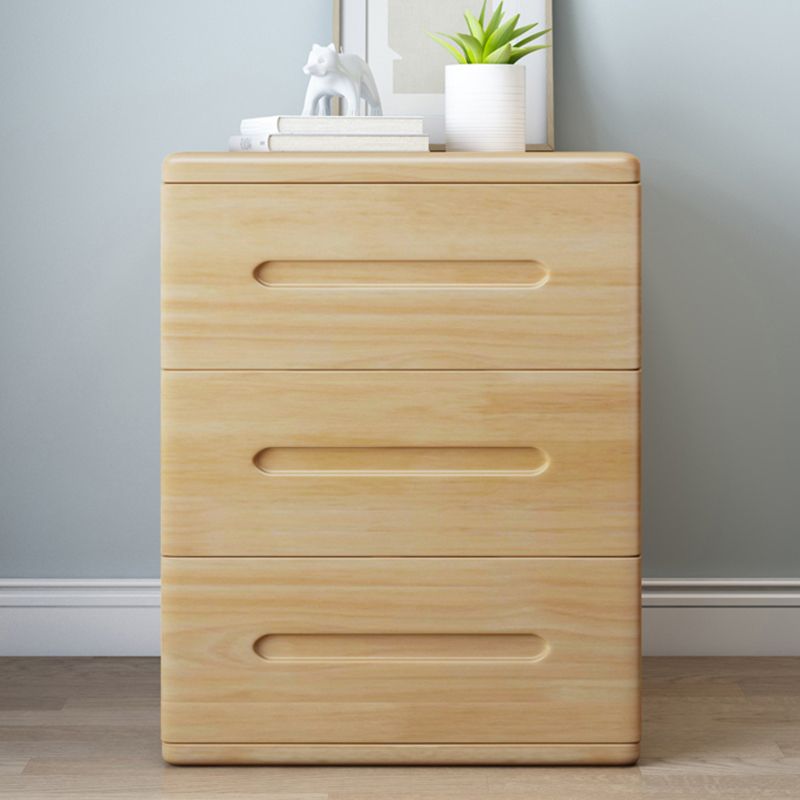 Contemporary 22.83'"Tall Wooden Chest, Rectangle 3- Drawer Accent Chest