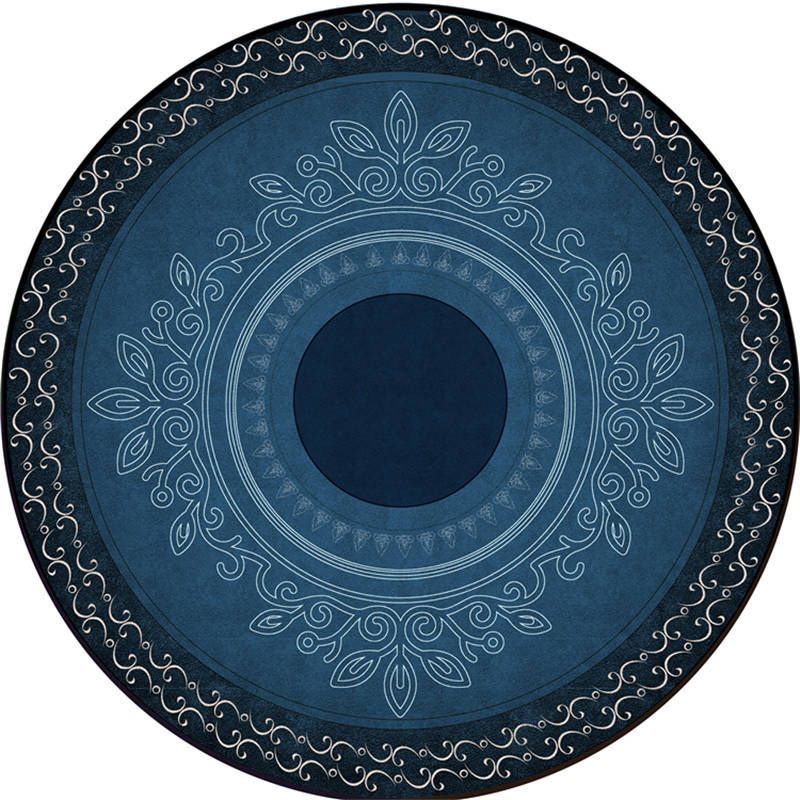 Exotic Moroccan Rug Multi Color Flower Pattern Rug Anti-Slip Pet Friendly Stain Resistant Carpet for Home