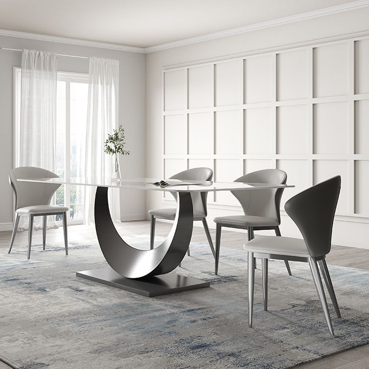 1/4/5/7/8 Pieces Modern Dining Room Set Rectangle Table Dining Set