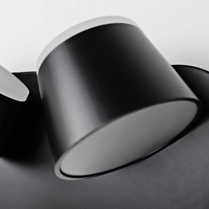 LED Flush Mount Wall Sconce with Acrylic Shade Modern Sconce Light for Living Room