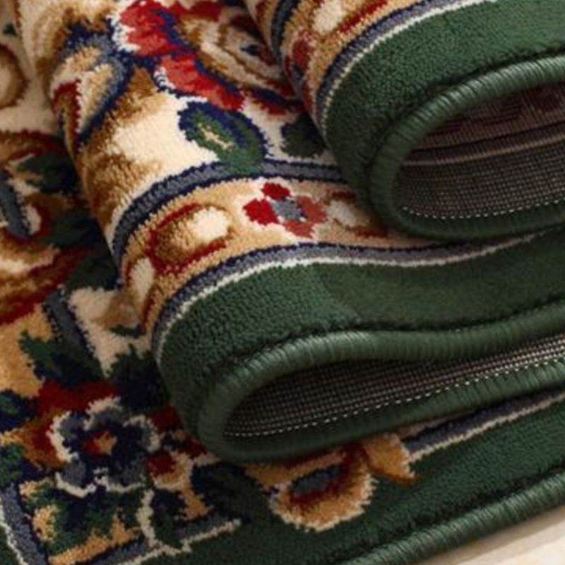 Alfombra de alfombra de alfombra de patrón tribal de mediados de siglo