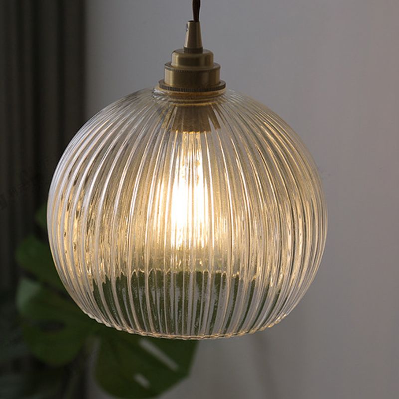 Zeitgenössische einfache Ein leichte Glasschale Esszimmer Schlafzimmer Anhänger Beleuchtung