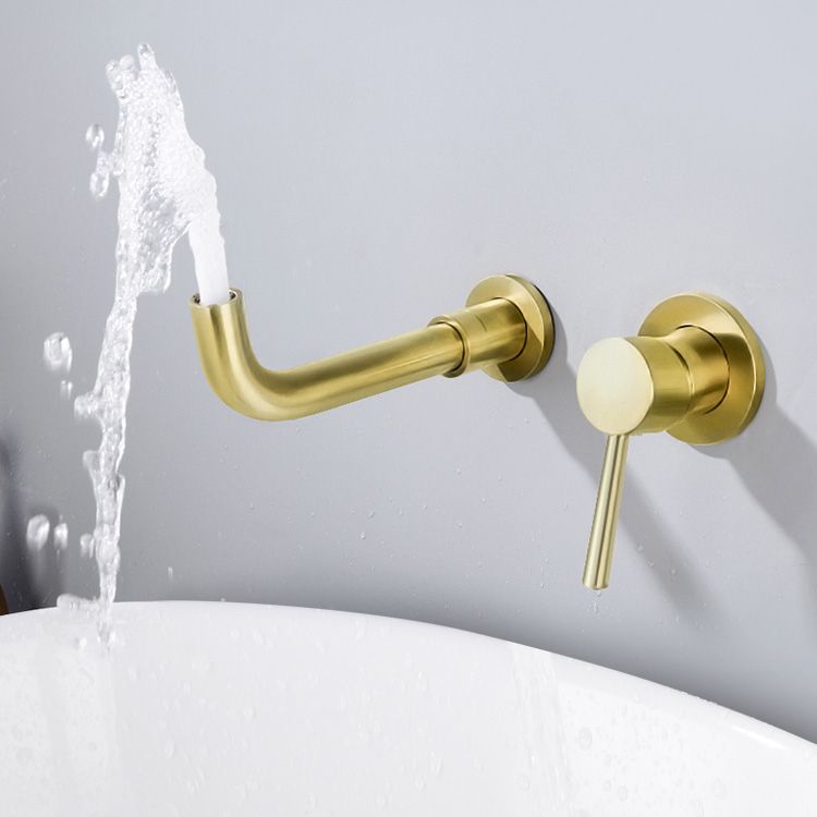 Modern Brass Roman Tub Faucet with 1 Lever Handles Tub Faucet