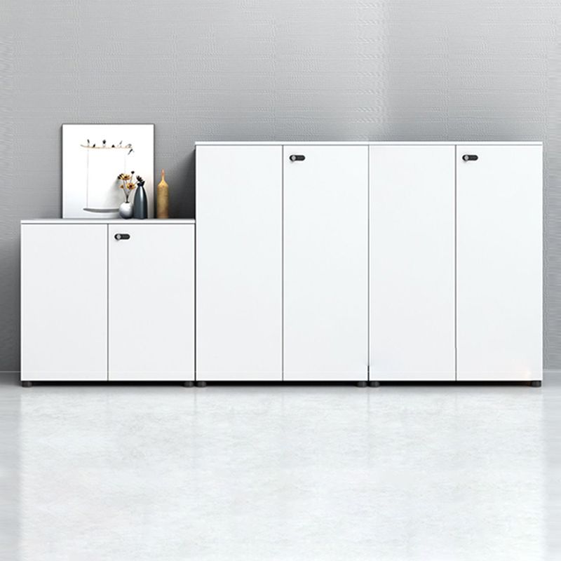 Contemporary Filing Cabinet Wood File Cabinet with Lock and Storage