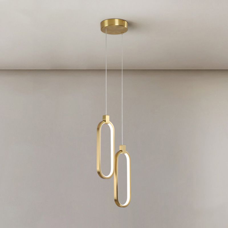 Apparecchi di illuminazione a sospensione circolare Postmoderna Luce sospesa in stile lusso