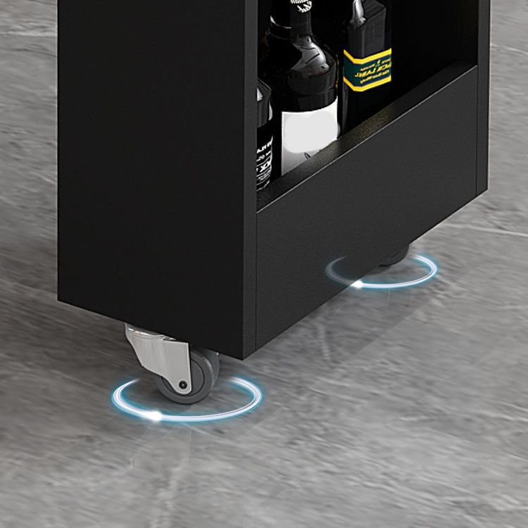 Contemporary Storage Base Bar Dining Table Stone Top Table with Wine Storages