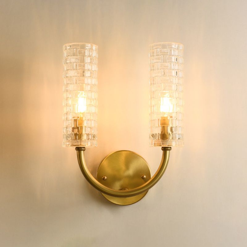 Unique Shape Wall Mount Light Fixture Modern Wall Mounted Lighting in Gold for Living Room