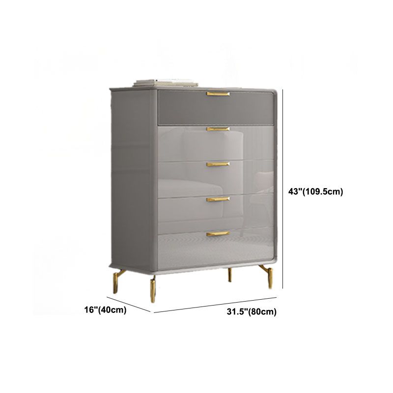 Classic Glam Storage Chest Manufactured Wood 15.75-inch W Dresser